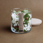 FOREST BERRIES SOY WAX MELTS IN A GLASS VOTIVE